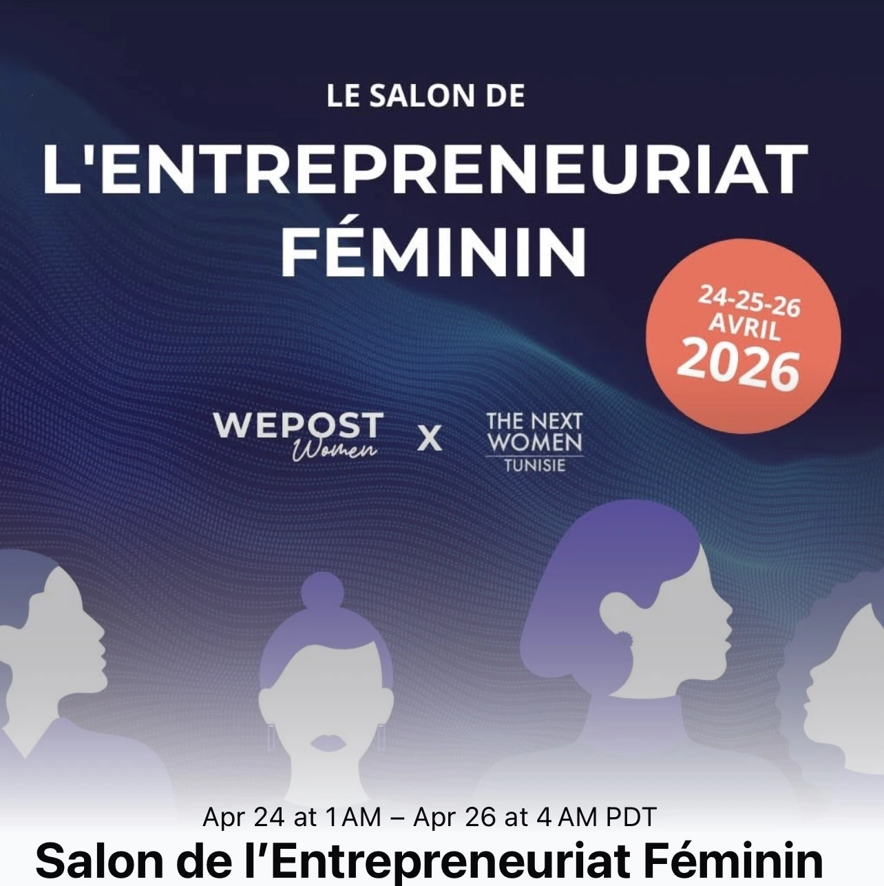 Salon de l'Entrepreneuriat Féminin — April 24-26 2026, Tunis
