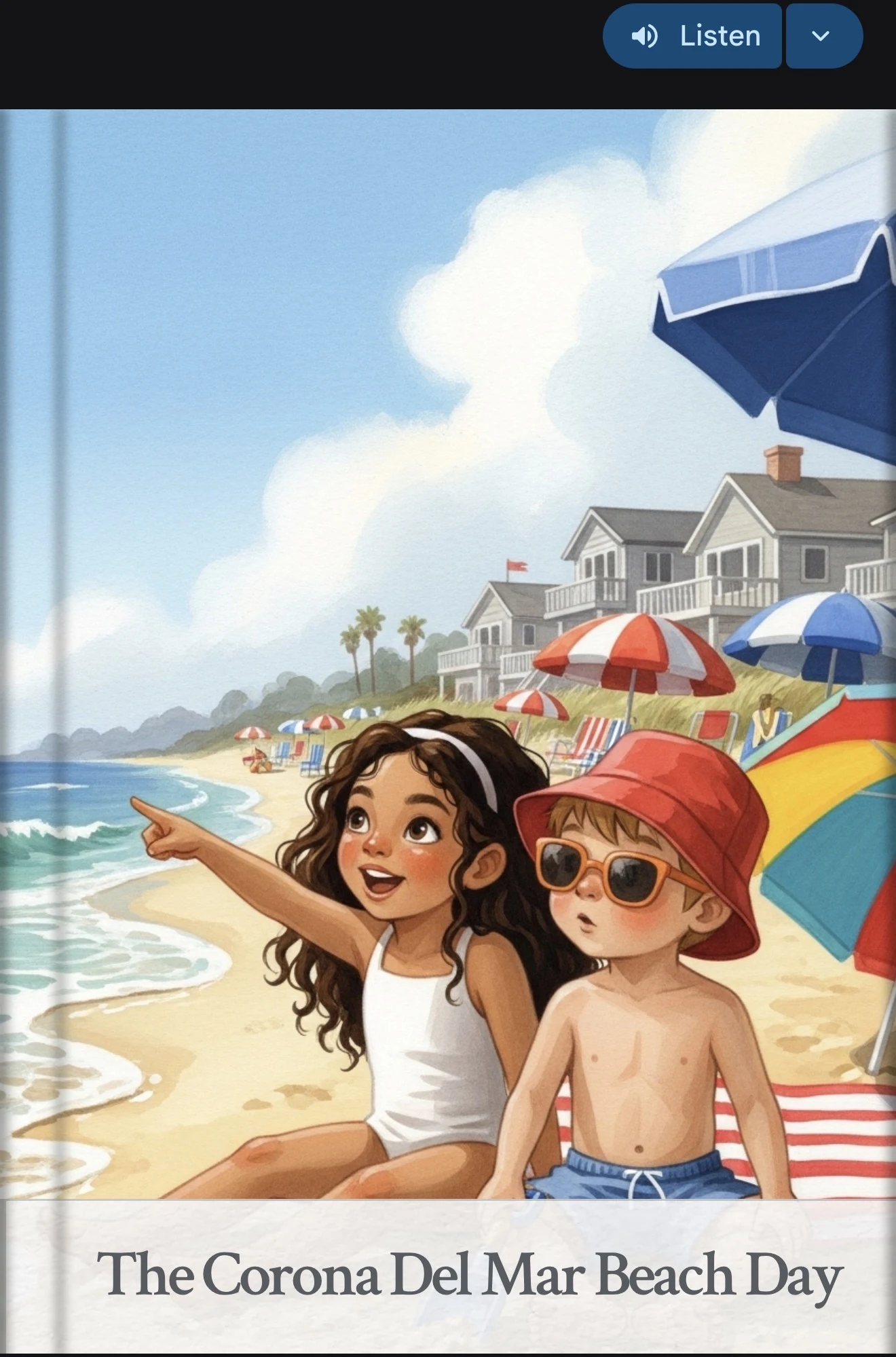 The Corona Del Mar Beach Day — cover